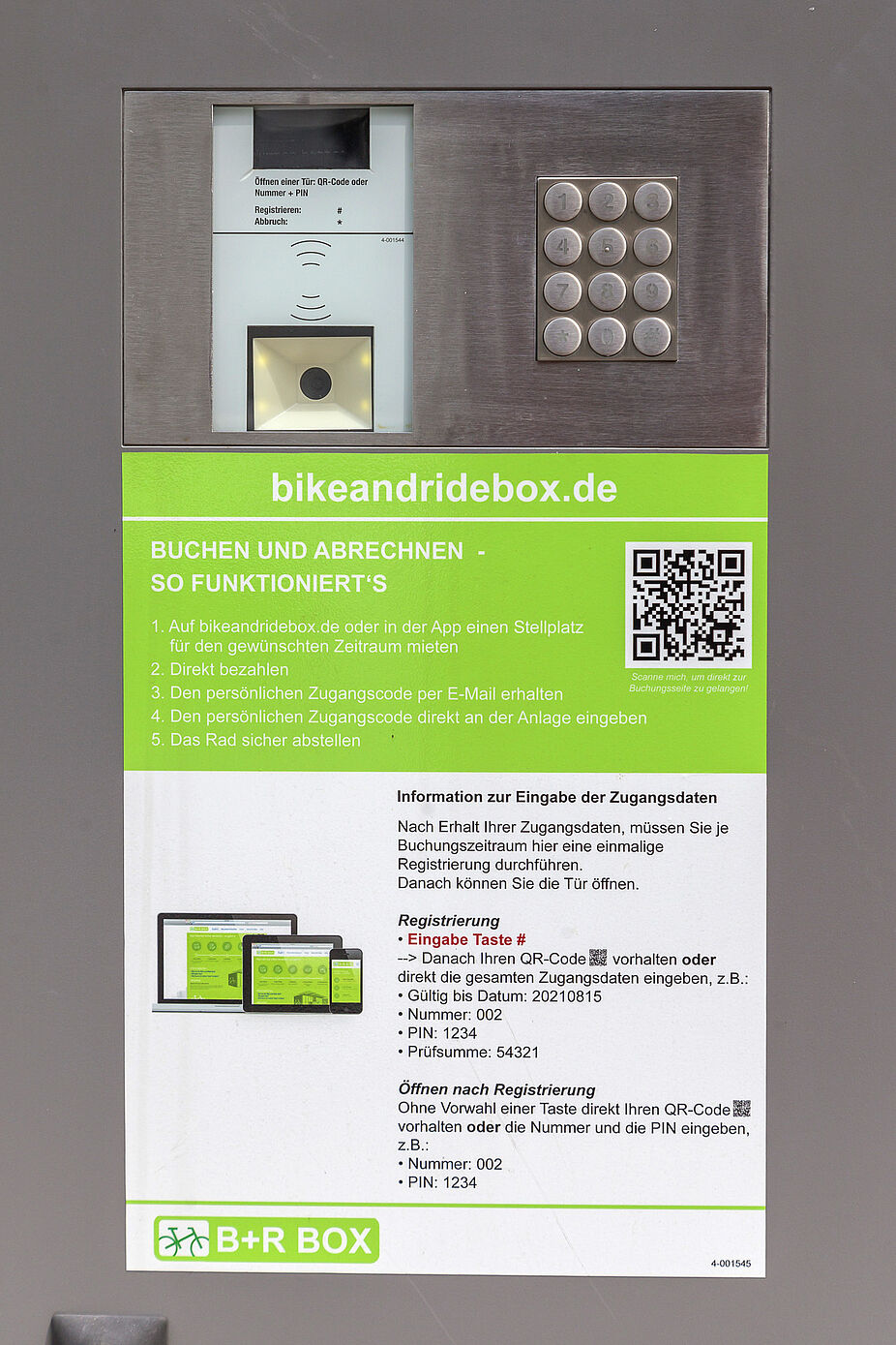 Bedienungsanleitung der Radbox